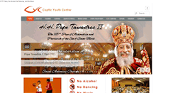 Desktop Screenshot of copticyouthcenter.org